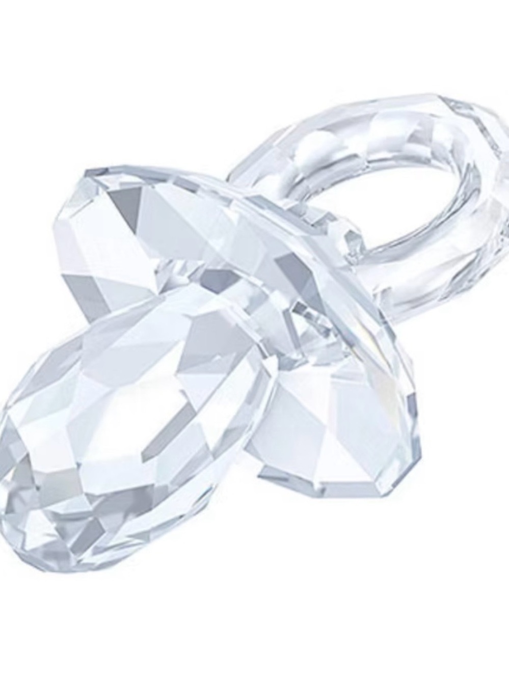 Swarovski Clear Crystal Pacifier Ornament